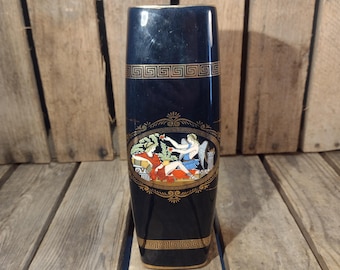 Vintage Handmade Vase, Made In Greece