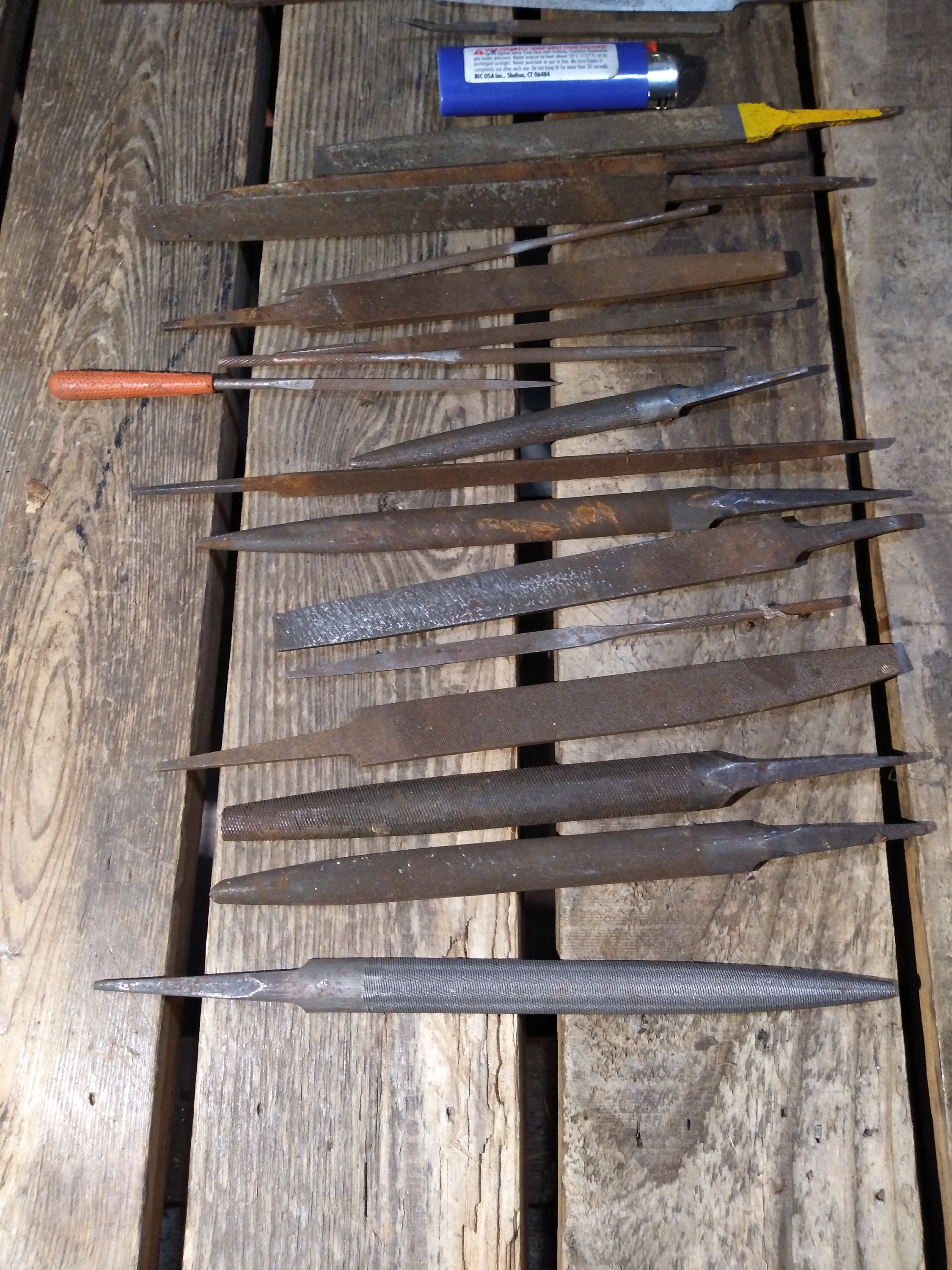 23 Vintage Rusty Files - Etsy
