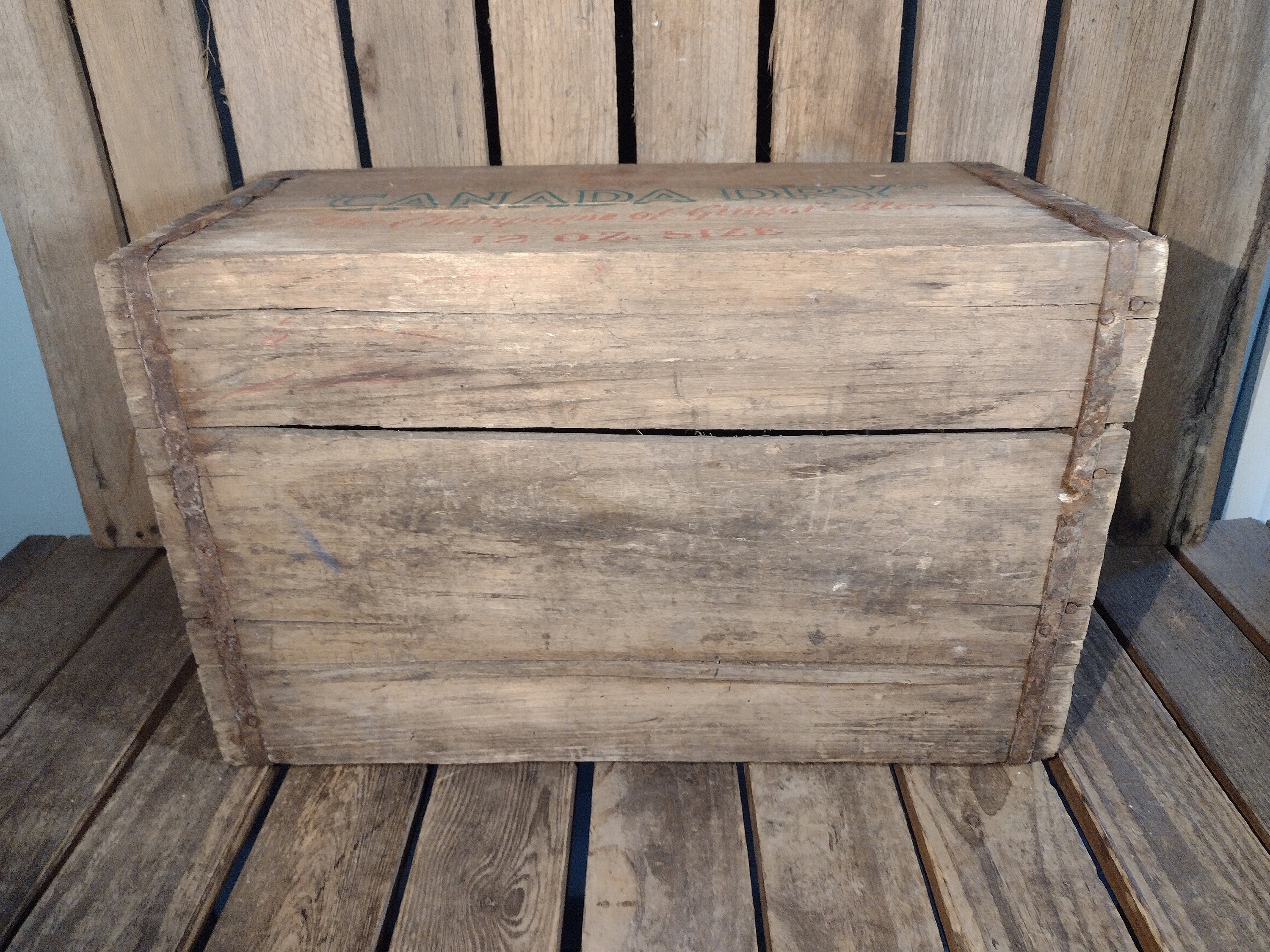 Vintage Canada Dry Wooden Crate - Etsy Canada