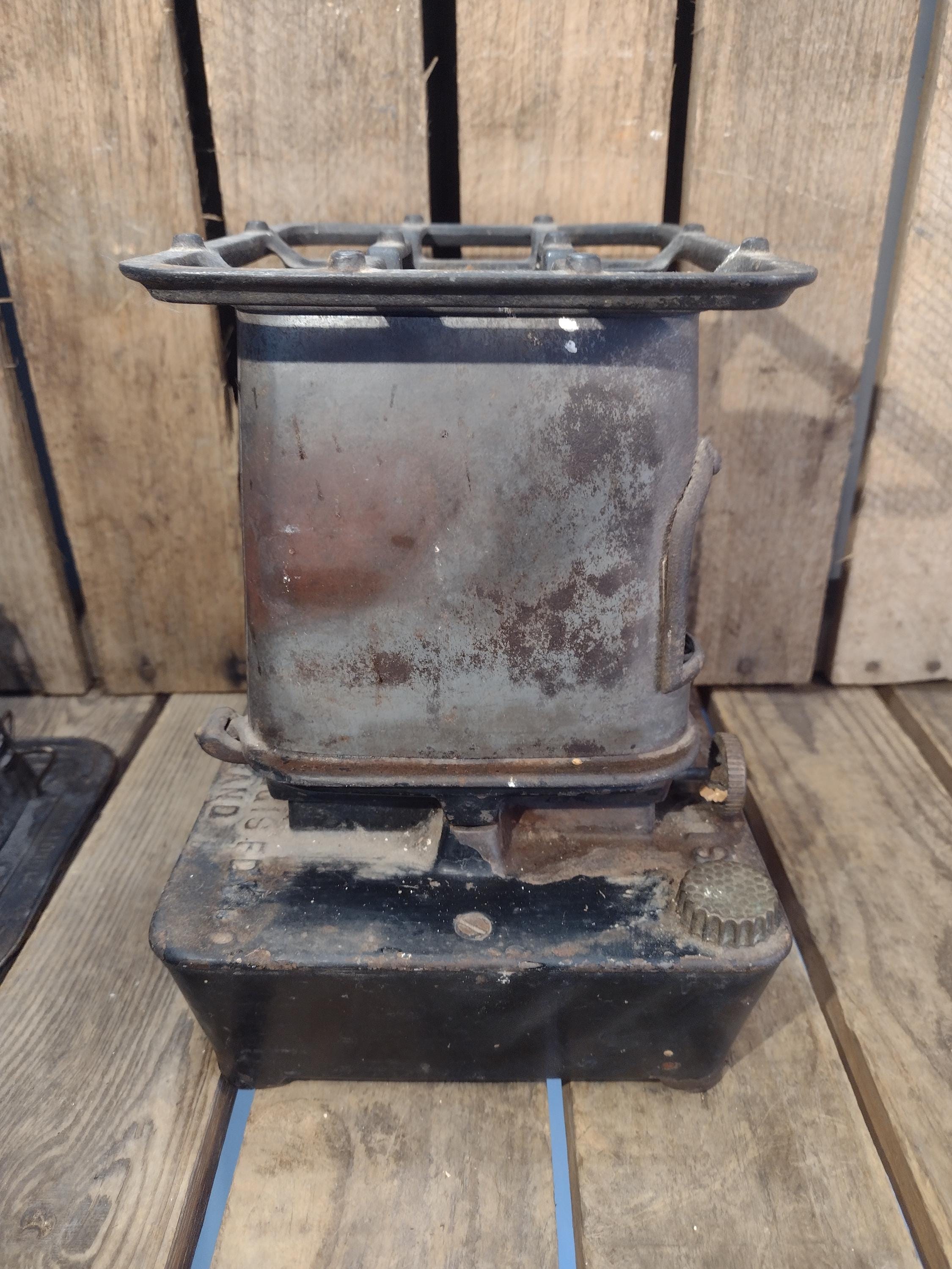 Antique Taylor & Boggis Summer Girl Stove: Rare Cast Iron Camping