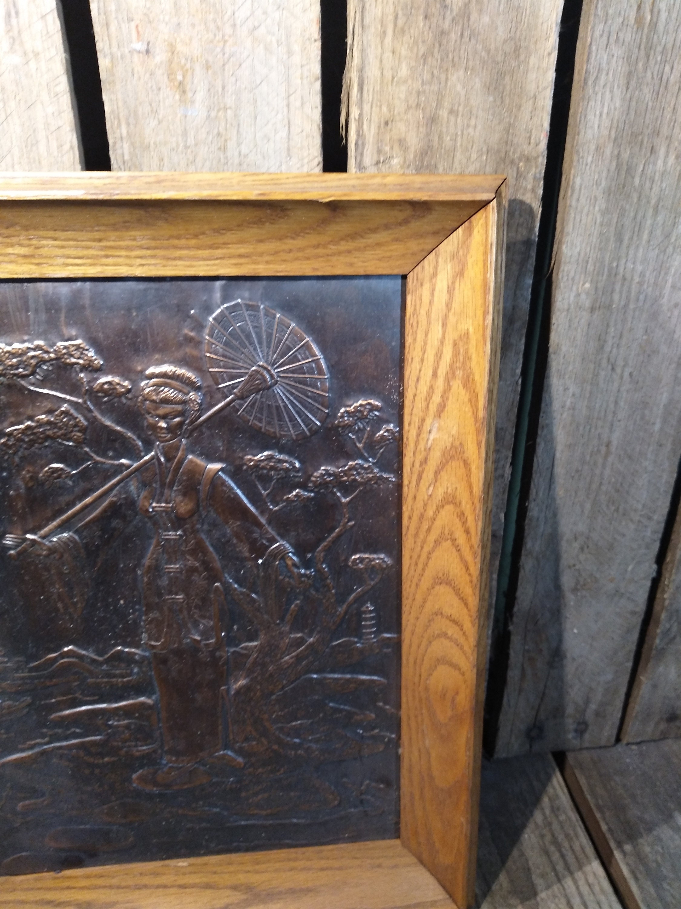 Vintage Copper Art Etsy