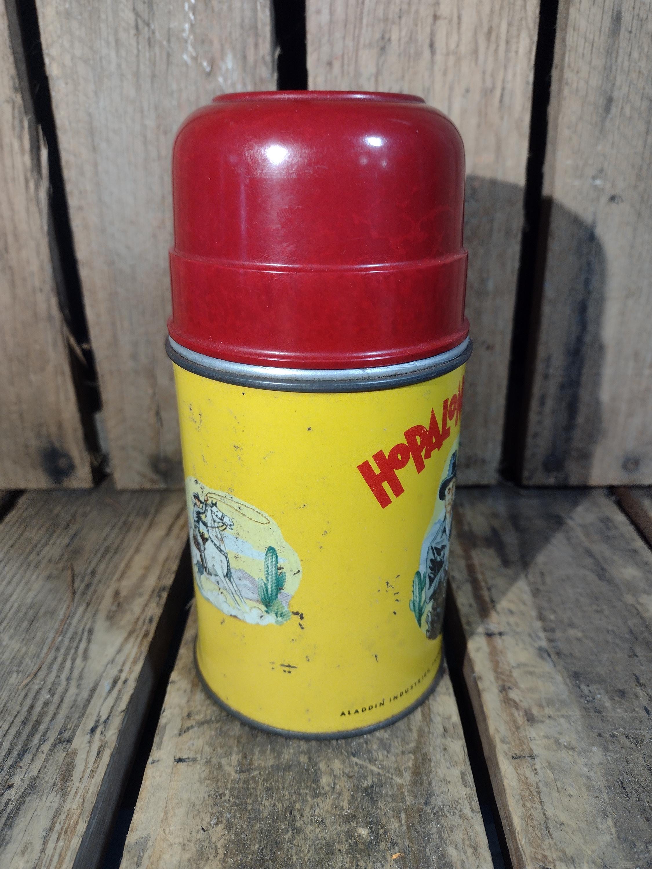 Vintage Hopalong Cassidy Thermos 1950s Cowboy Western Collectible