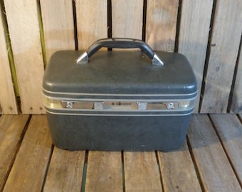 Vintage Makeup Box, Small Samsonite Suitcase