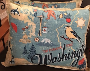 16x16 Multicolor Wenatchee Washington Retro Vintage City State USA Souvenir Throw Pillow Washington American Retro USA Vintage Apparel Co 16x16 Multicolor Wenatchee Washington Retro Vintage City State USA Souvenir Throw Pillow Washington American Retro USA Vintage Apparel Co