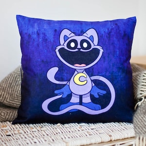 CatNap Smiling Critters Poppy Playtime Chapter 2 3 4 5r ! Pillow 0653