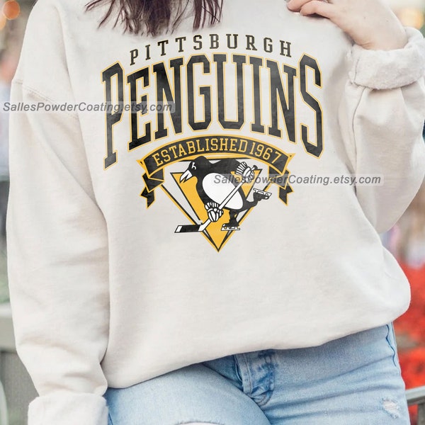 Sudadera Pittsburgh Penguins / Pittsburgh Penguins Crewneck / Camiseta vintage Pittsburgh Hockey / Pittsburgh Penguins camiseta