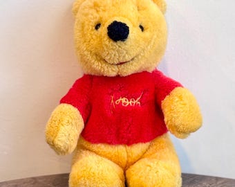 Vintage Sears Winnie The Pooh Bear Stuffed Animal  Plush 1970s/1980’s 10" Gund Disney