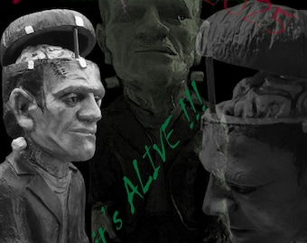 Frankensteins&#39; Monster | Frankensteins&#39; BRAIN a New Statue by MARKO
