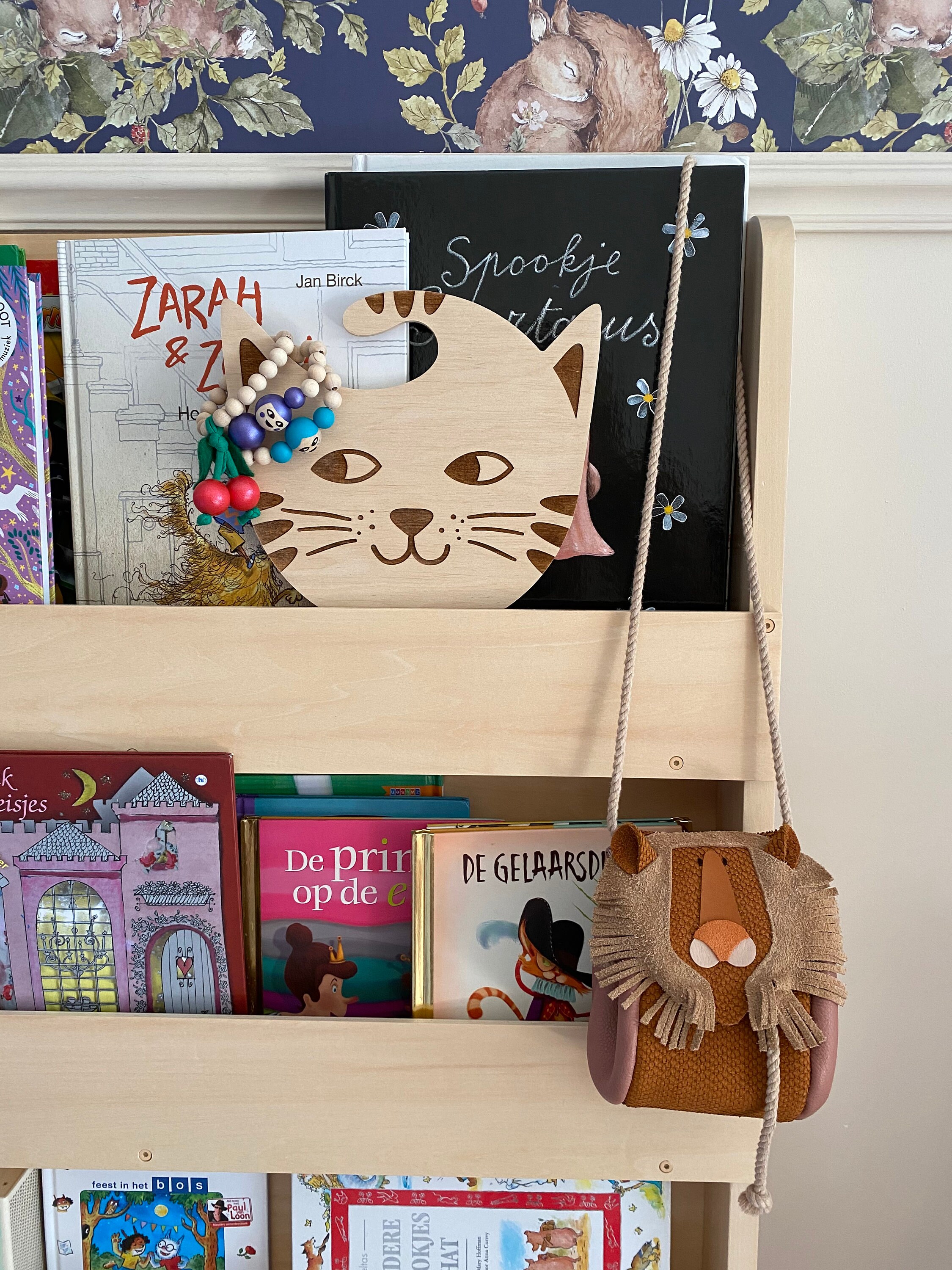 Wooden Cat Clothes Hanger Neutral Boho Nursery Decor Kitty Etsy