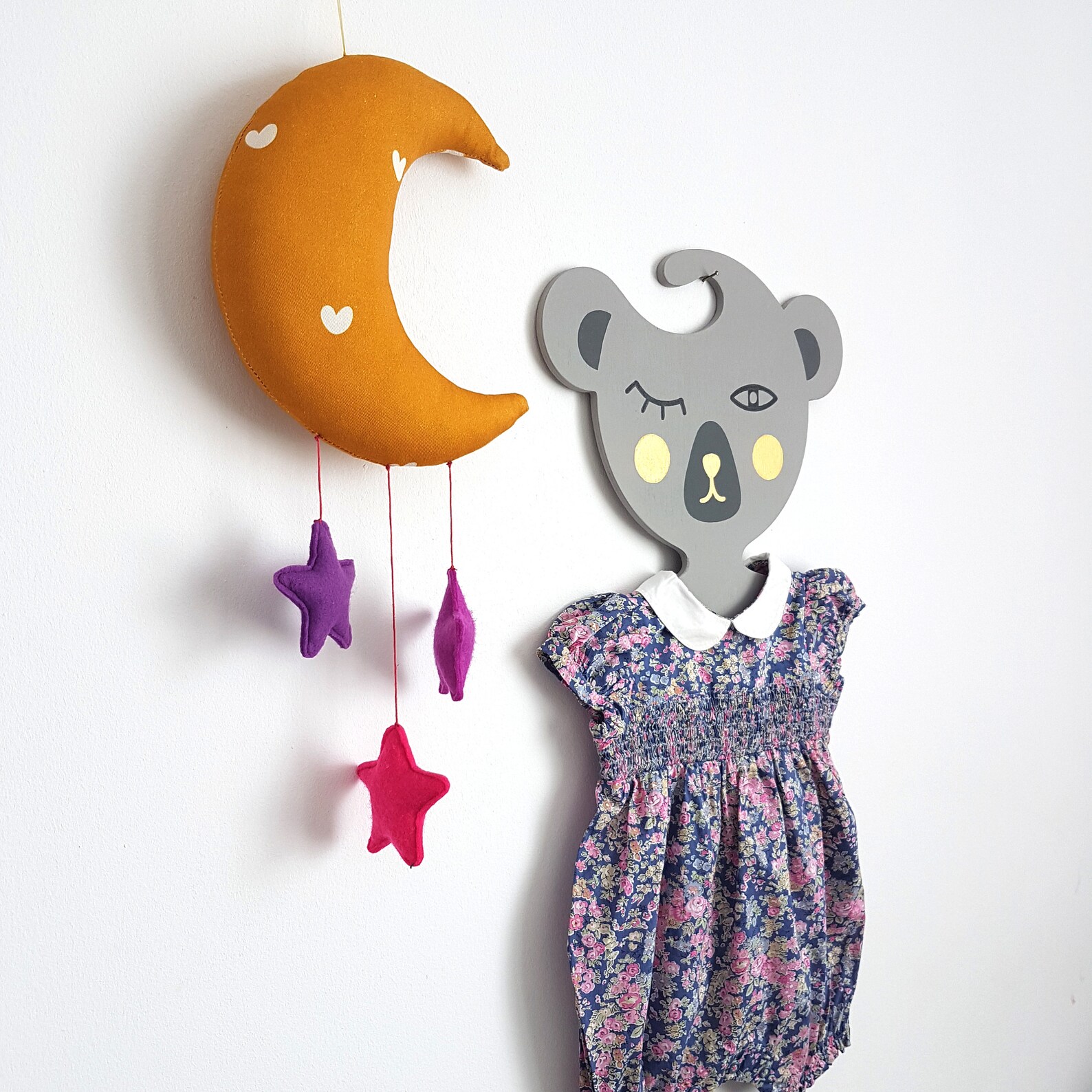Bär Wandaufhänger für Kleidung Kinder Schlafzimmer Zubehör | Etsy