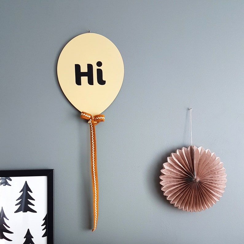 Balloon Wall Decoration Wall Decor Wall Hangings For Kids Etsy