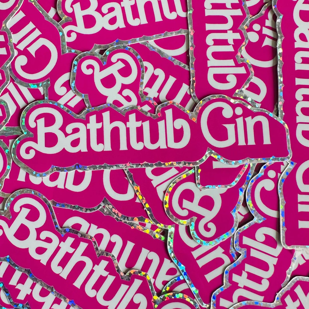 Bathtub Gin Glitter Sticker Phish Barbie Etsy