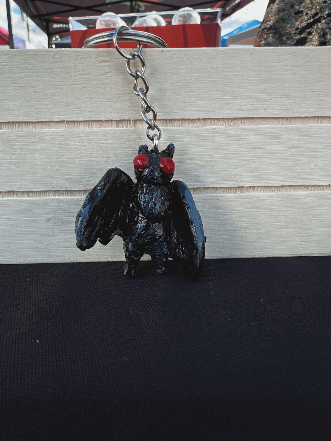 Mothman Key Chain Mothman Cryptid Keychain - Etsy