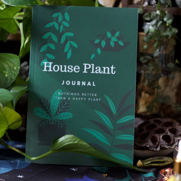 House plant journal- plant care log and tracker