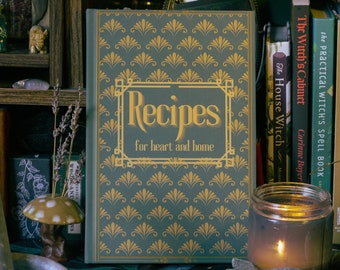 Recipes for heart and home - blank recipe book