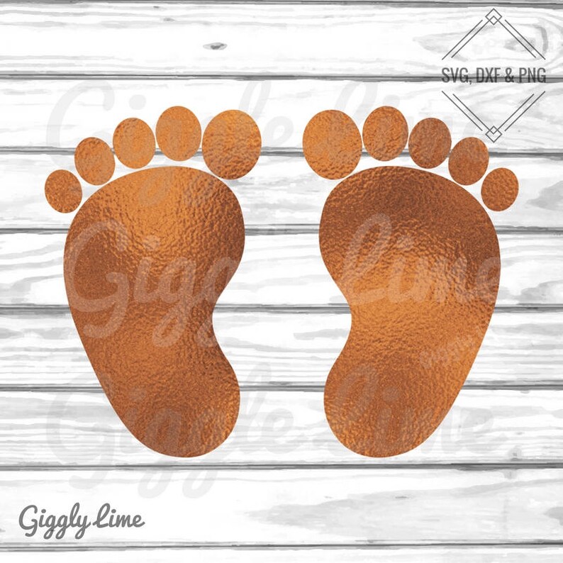 Download Clip Art Dxf Baby Shower Svg Png Cutting File Baby Footsteps Clip Art Die Cut Baby Foot Prints Svg Commercial Use Digital Download Art Collectibles