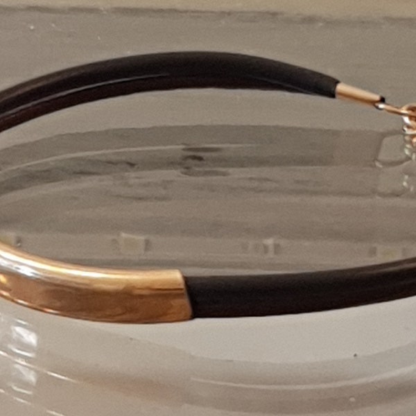 Curved Tube Bracelet Etsy