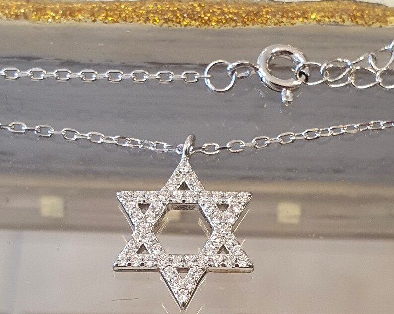 Brand Avenue 925 Silver Star of David Pendant main image 1