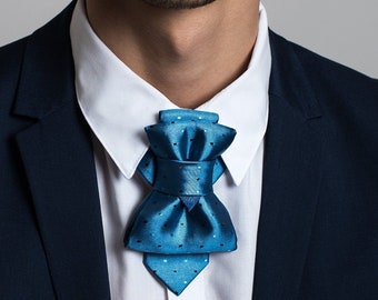 PyBle Striped Ties Gift Box Wedding Neckties Silk Tie Necktie