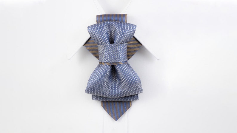 Grey Bow Tie, Hopper tie, Wedding bowtie, Tie for stylish created by Ruty design image 2