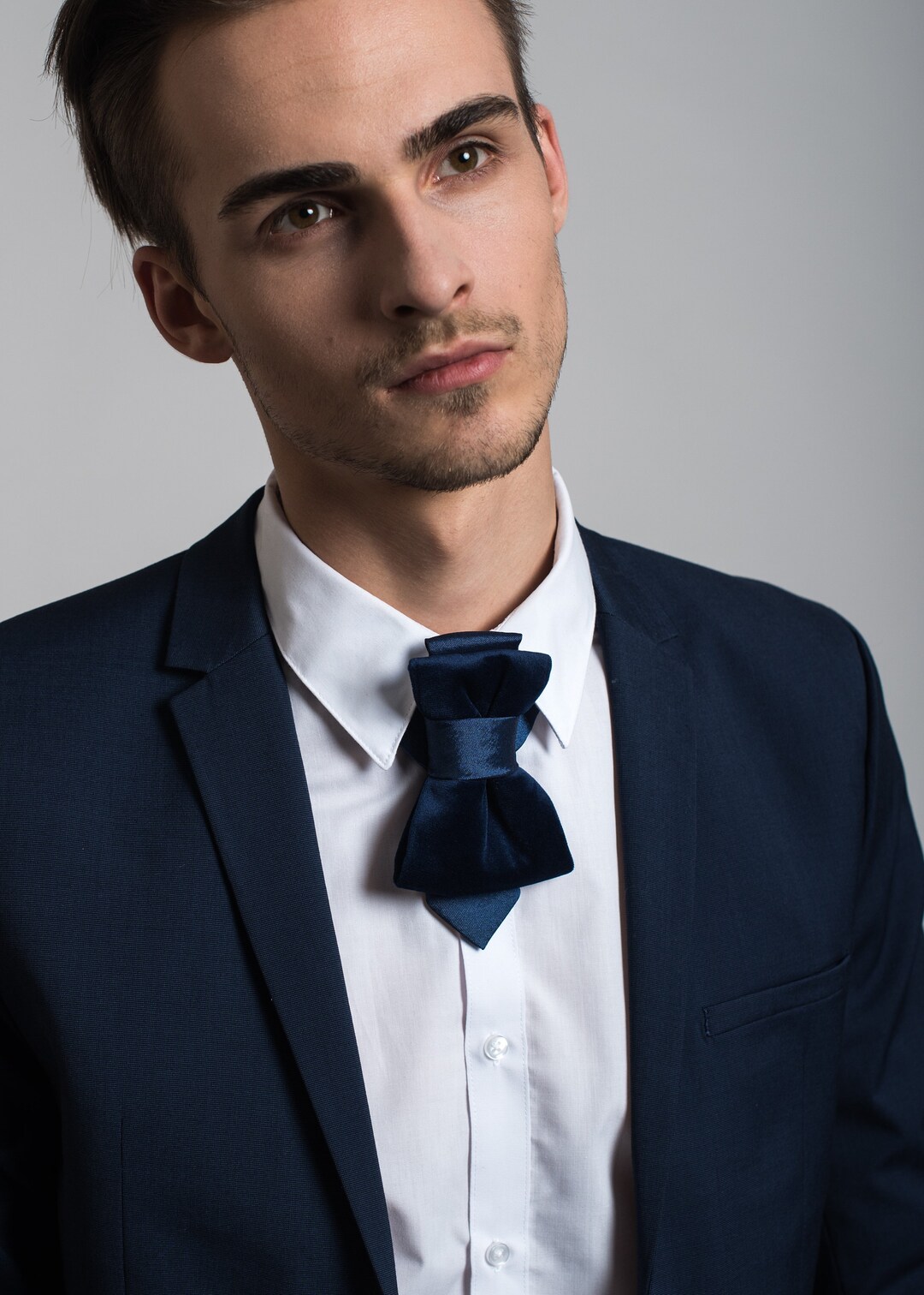 Fliege Oder Krawatte Hochzeit Gast Blaue einzigartige Fliege Samt original Krawatte Hochzeit - Etsy.de