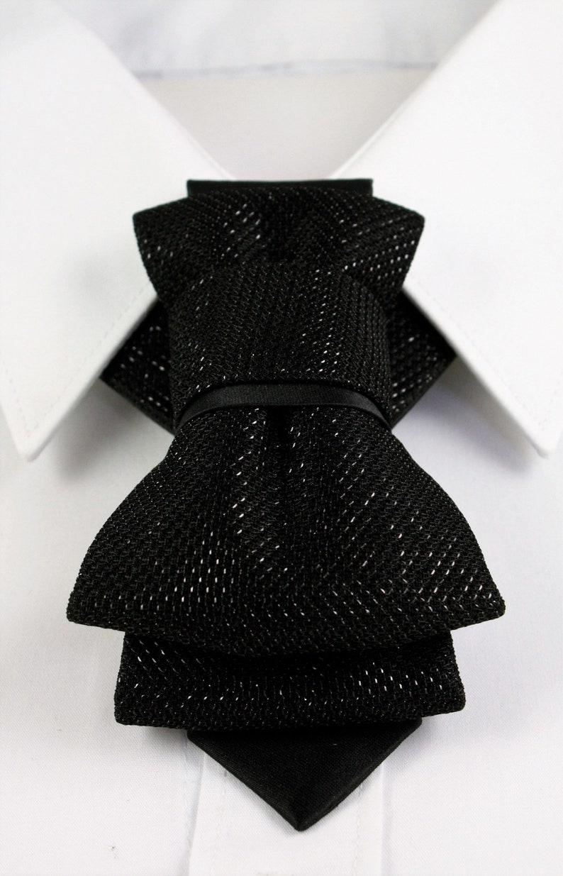 Party necktie Wedding bow tie Black tie Original bow tie Groom necktie