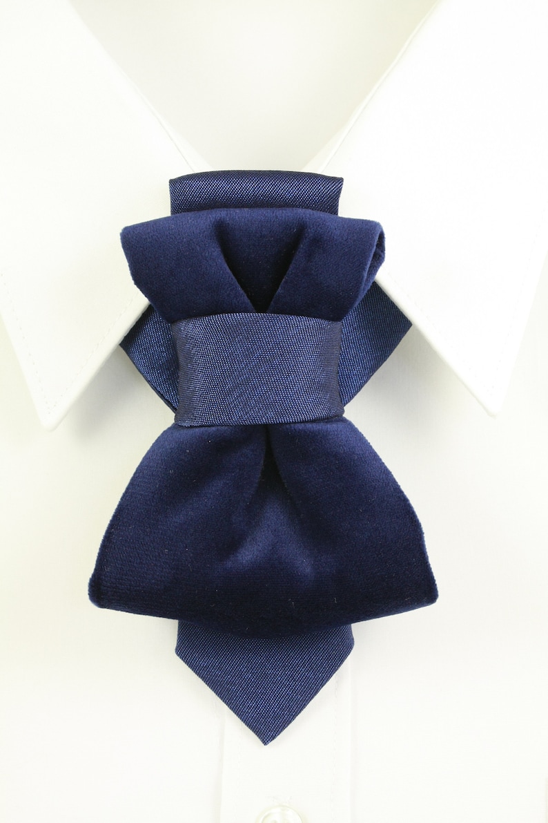 Blaue Fliege samt original Krawatte Hochzeit Krawatte Etsy