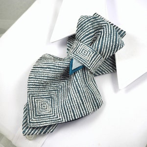 Gray neck tie for women, Stylish tie for girl and lady, Perfect gift for women, Unique and creative tie, Versatile neck accessorie for her