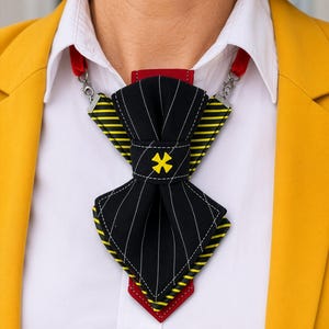 Venice Necktie for Women: Handmade Cravat with Rivet Detail