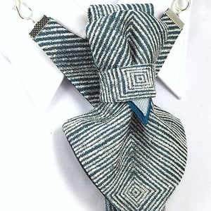 Gray neck tie for women, Stylish tie for girl and lady, Perfect gift for women, Unique and creative tie, Versatile neck accessorie for her