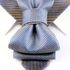 Grey Bow Tie, Hopper tie, Wedding bowtie, Tie for stylish created by Ruty design image 3