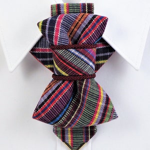 Colorful bow tie, Necktie for groom, Unisex bow tie, Tie for elegant men, Conversation starter tie, Complete Your Look with this Bow Tie, Gift tie, Tie for gift, dog show tie, gift tie for stylish men