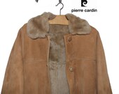 1970 39 s Pierre Cardin sheepskin shearling coat french vintage designer