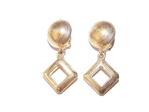 Jacques Esterel Paris vintage french clip earrings