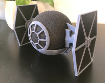 Apple homepod mini/Amazon 4th or 5th Gen Echo DOT  Stand Holder - TIE Fighter inspired accessory, home decor, smart home, gift, sci-fi