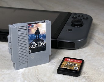 Retro NES cartridge Nintendo Switch Game Case - Custom labels for any game -  Great gift and stocking stuffer for holiday season