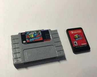 Retro SNES cartridge Nintendo Switch Game Case - Custom labels for any game -  Great gift and stocking stuffer for holiday season