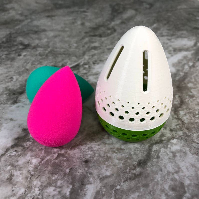 Beauty Blender Travel Case green and White Etsy