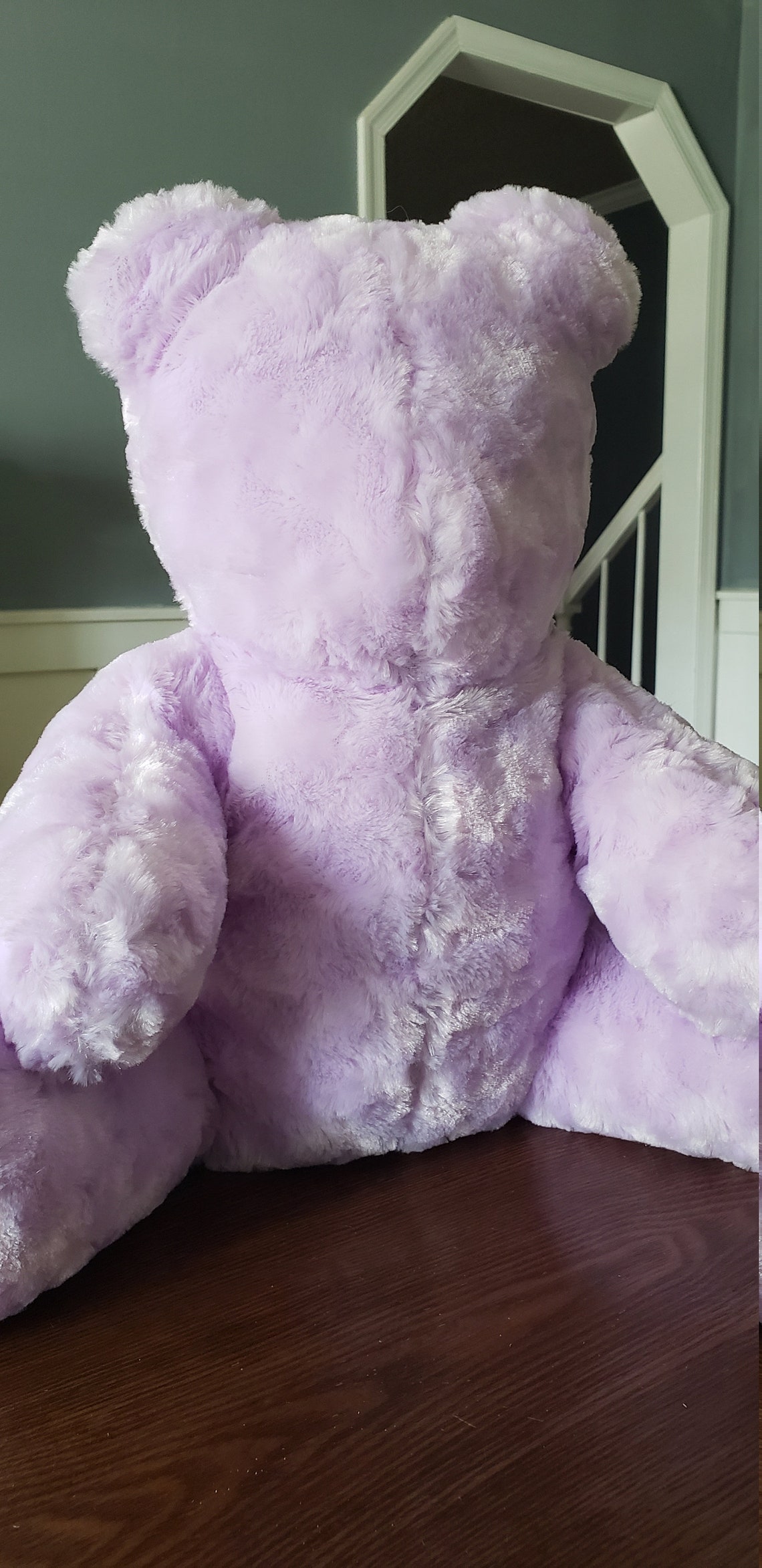 Lavender Teddy Bear Purple Teddy Bear Girl Bear Purple Etsy UK