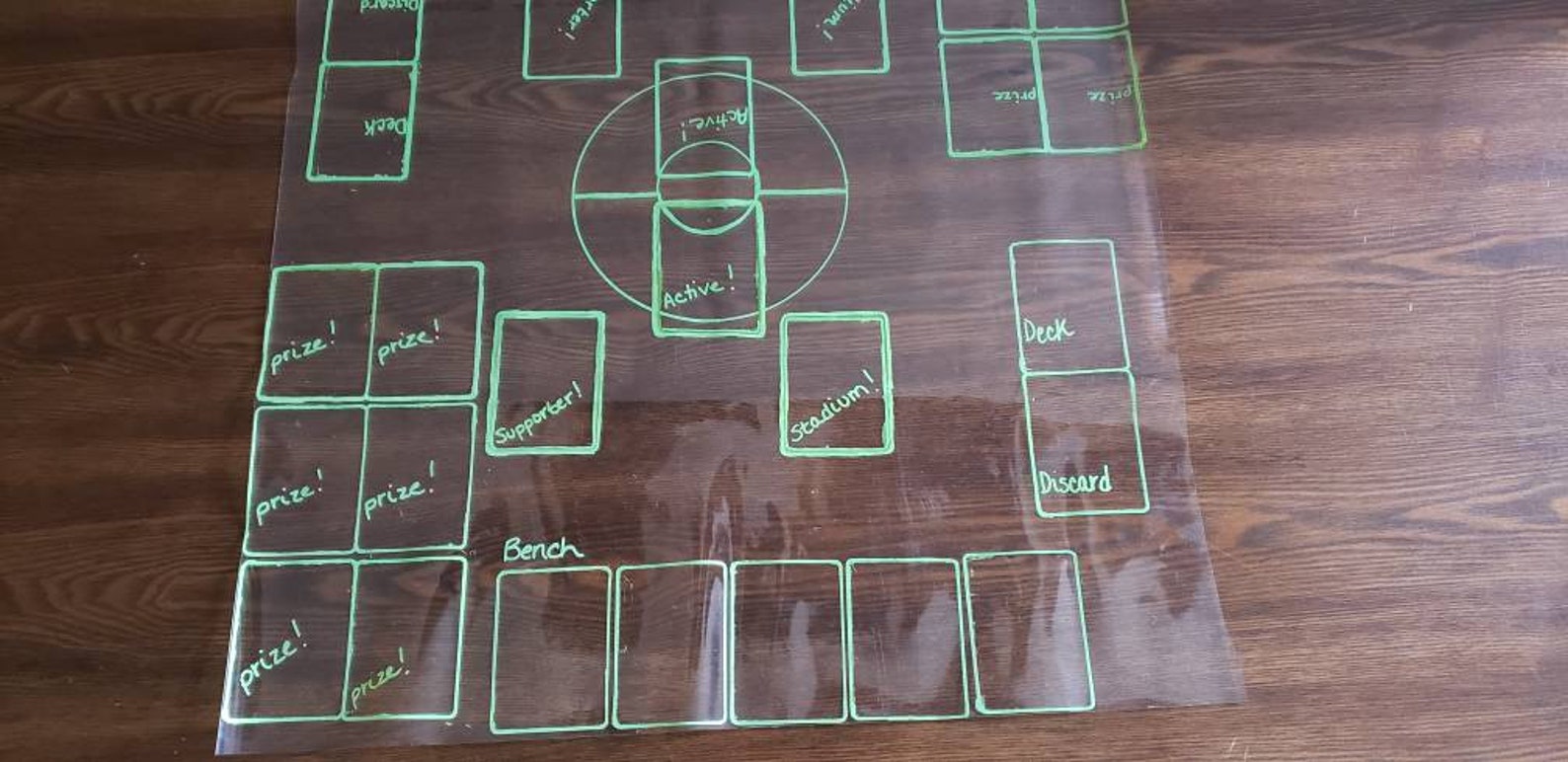 Pokemon Trading Card Game Battle Mat Game Mat Battle Zone Etsy