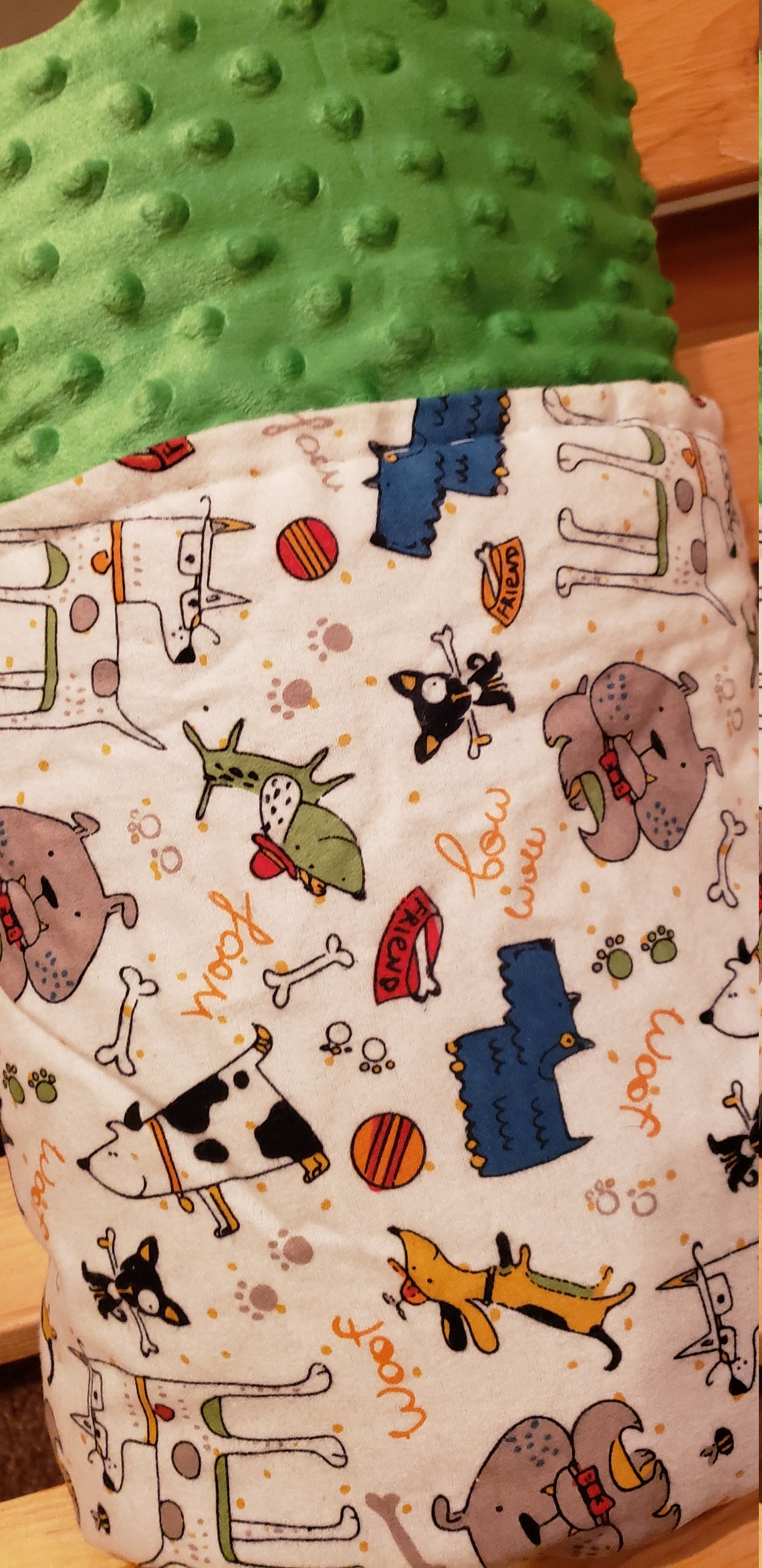 Silly Puppy Dog Baby Blanket Dog Blanket Baby Shower Gift Toddler