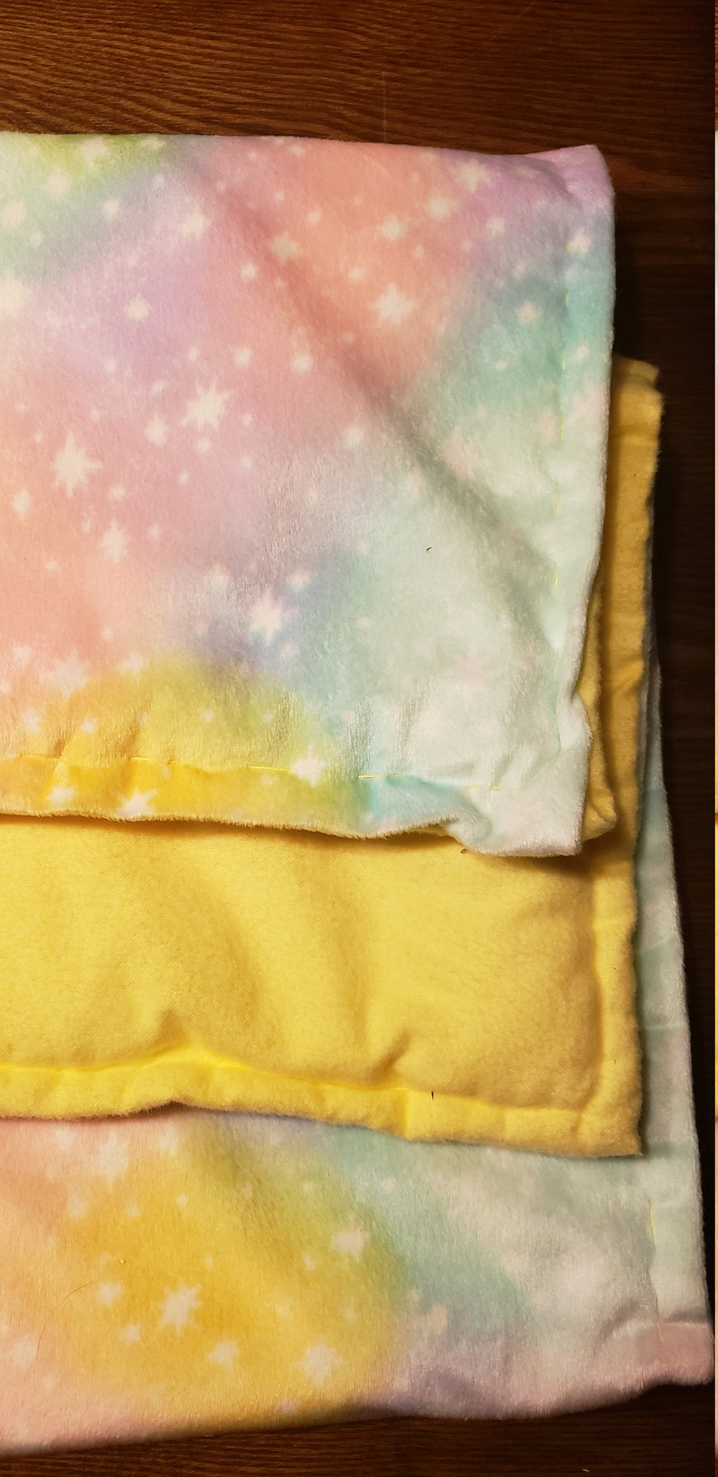 Rainbow Blanket Rainbow Baby Rainbow Star Blanket Toddler Blanket Etsy
