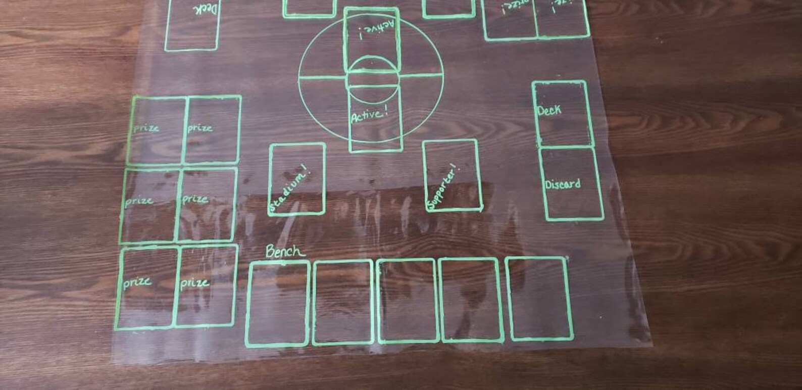 Pokemon Trading Card Game Battle Mat Game Mat Battle Zone Etsy