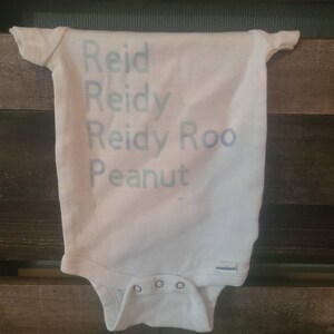 Nickname Onesies | Nickname Tees | Nicknames