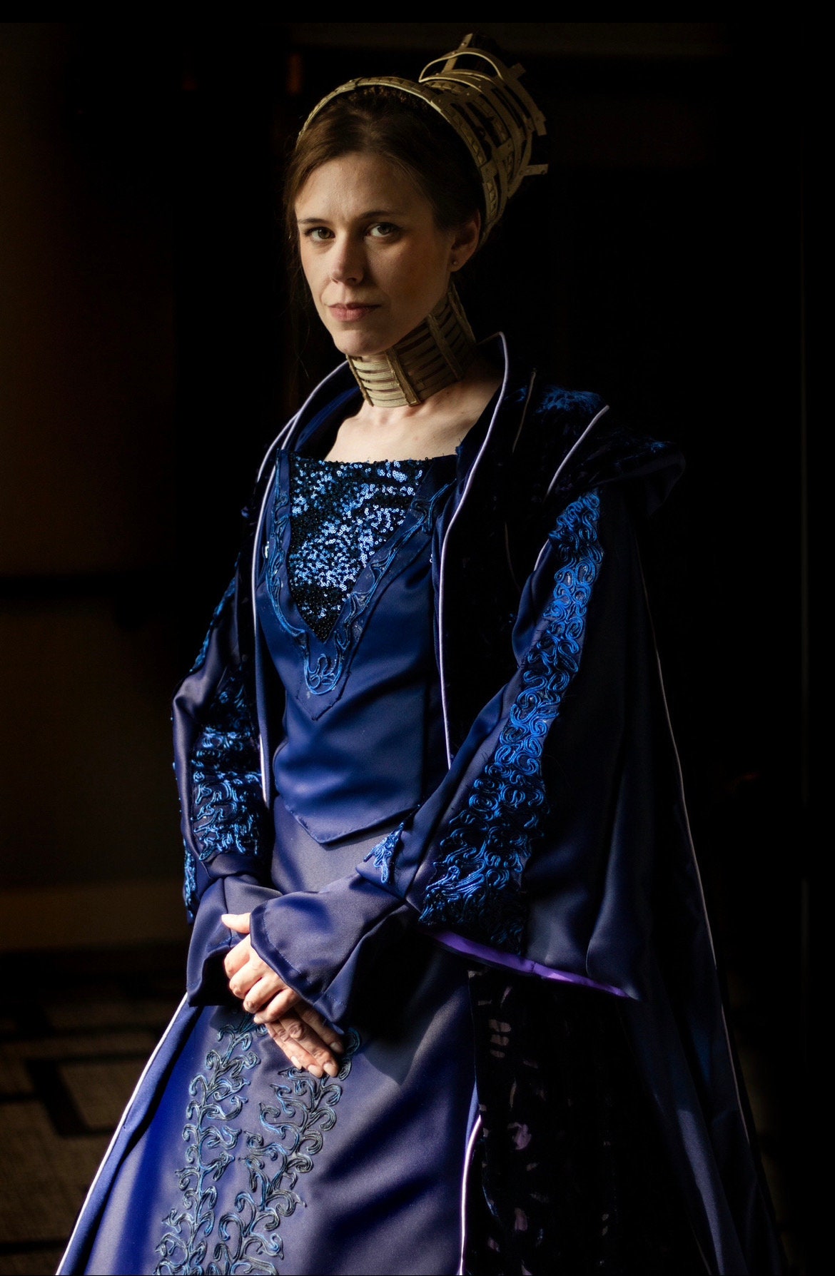 padme amidala blue dress Padm Naberrie Amidala Padme Light Blue Cosplay Dress FY0189