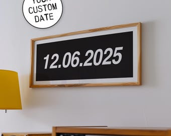 Personalised Oasis Style, Date Print, Oasis print, Oasis Poster, Oasis Memorabilia, Britpop Wall Art, Trendy Kitchen Print, Oasis 2025 Date