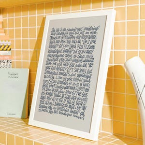 You Look Wonderful Tonight Song Lyrics, Eric Clapton Poster, Eric Clapton Print, Wonderful Tonight Poster, Music Print, Song Lyrics Wall Art