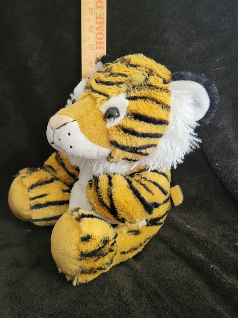 Tiger Plushie Toy Stuffed Animal Cuddle Blanket Lovey Blanket Etsy