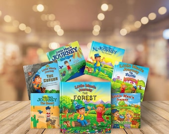 Christian children's book series, Bedtime stories,  Homeschooling books, baby shower gift, Illustrated books, Biblical themed stories,