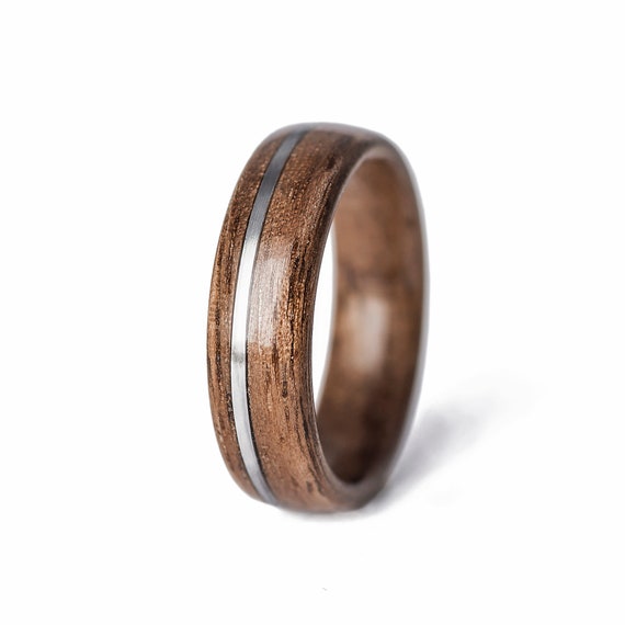 etsy wooden wedding rings